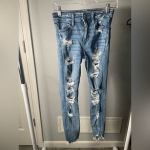 AEO hi rise jeggings